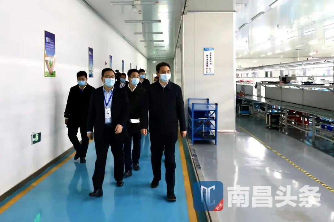 市委书记来江西祥喆调研指导企业生产